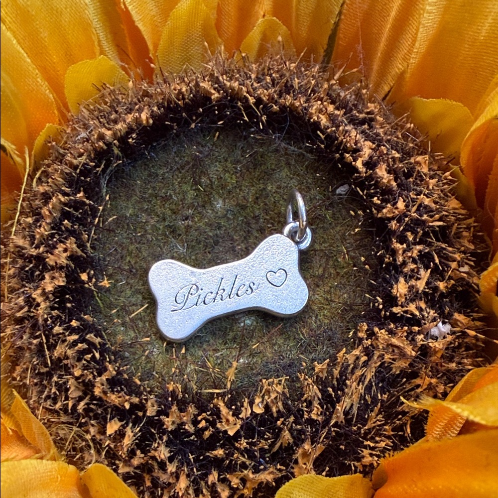 James Aver Bone-Shaped Dog Pendant